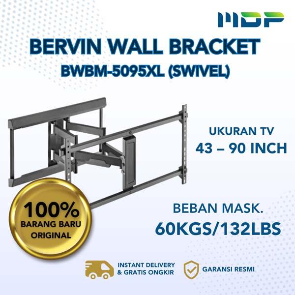 BERVIN WALL BRACKET BWBM-5095XL (SWIVEL) (TV 43"-90")