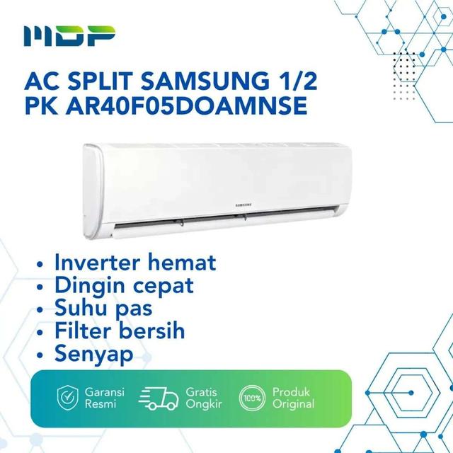 AC SPLIT SAMSUNG 1/2 PK AR40F05DOAMNSE ( INVERTER)(INCLUDE:HA2248)