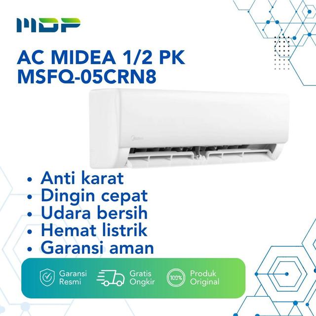 AC SPLIT MIDEA 1/2 PK MSFQ-05CRN8 (STANDARD)(INCLUDE:HA2558)