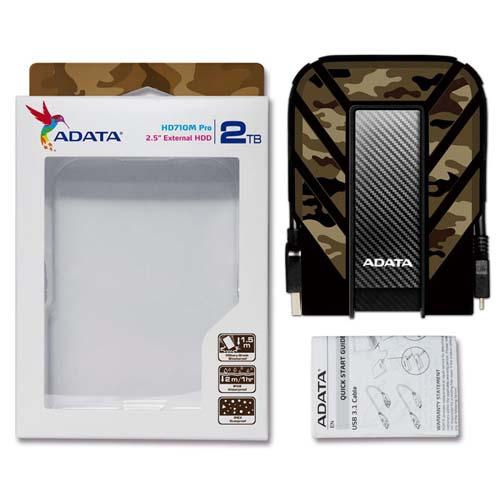 HARD DISK 2 TB ADATA HD710MP USB 3.1-MILITARY