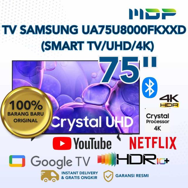 LED TV SAMSUNG 75" UA75U8000FKXXD (SMART TV/UHD/4K)