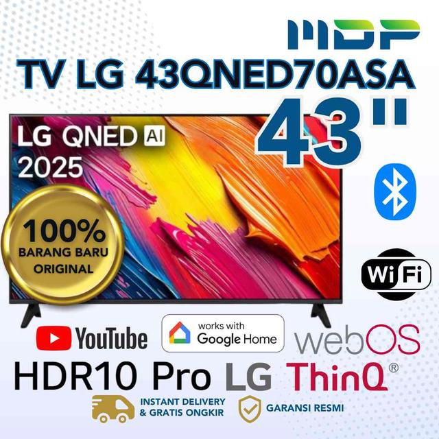 LED TV LG 43" 43QNED70ASA AI SMART TV (2025)