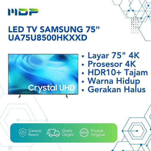 LED TV SAMSUNG 75" UA75U8500HKXXD ( AI SMART TV/UHD/4K)