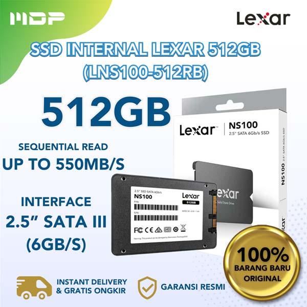 SSD LEXAR 512GB (INT) (LNS100-512RB)
