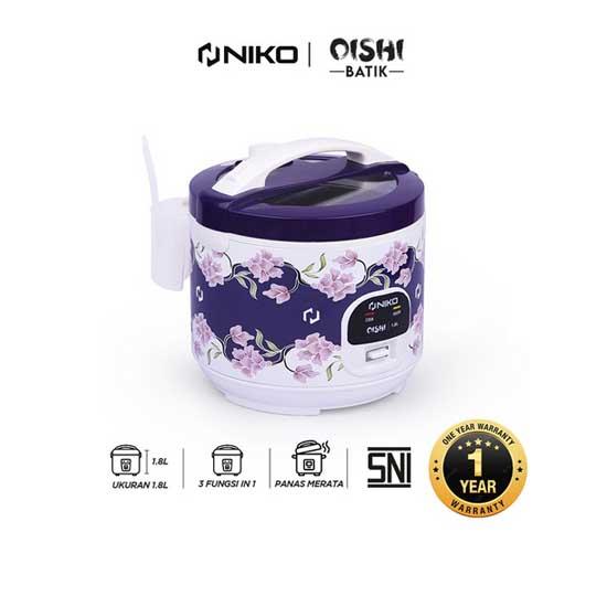 RICE COOKER NIKO OISHI BATIK (1,8L)
