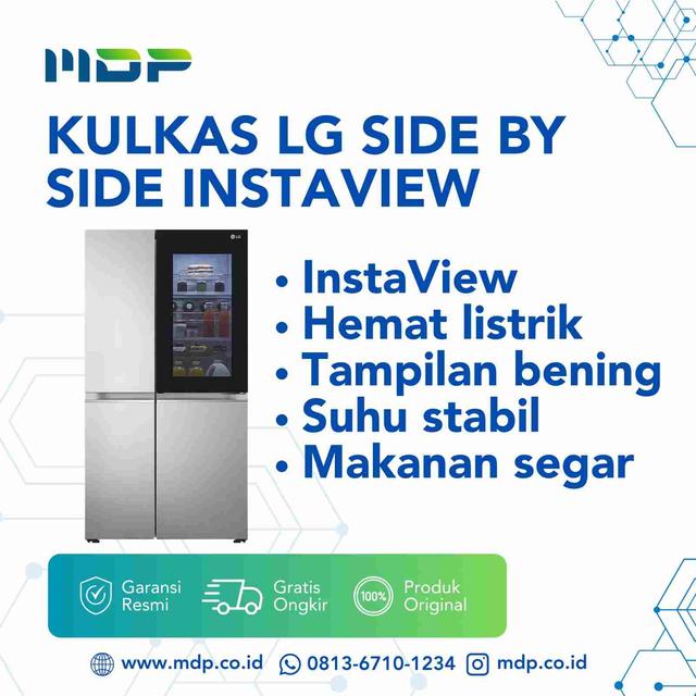 KULKAS LG SIDE BY SIDE INSTAVIEW GC-X257CSEW