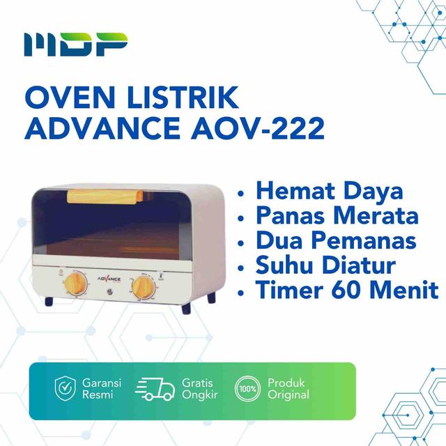 OVEN LISTRIK ADVANCE AOV-222 (15L/500W)