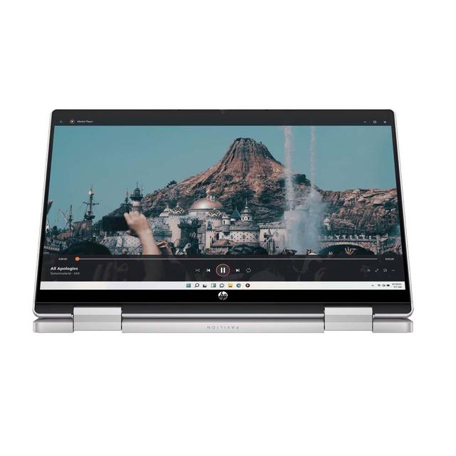 NOTEBOOK HP PAVILION X360 CONVERT 14-EK2111TU (SILVER) : INTEL CORE 5-120U,16GB ON BOARD,512GB SSD,INTEL INTEGRATED GRAPHICS,14"FHD IPS 300NITS, WIN 11 HOME+OHS,2Y ADP (TAS A08JTAA)