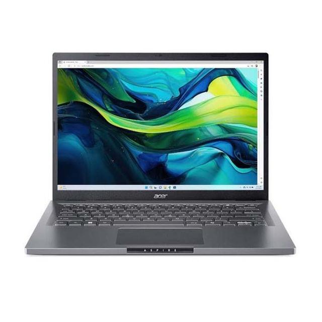 NOTEBOOK ACER ASPIRE 14 A14-51M-31RN (STREEL GREY) :CORE 3-100U 14"WUXGA 8GB LPDDR5 DUAL CHANEL ,ONBOARD 512 SSD NVME /INTEL GRAPHIC N/A W11 OHS21 BACKLIGHT KEY (+BAKCPACK)