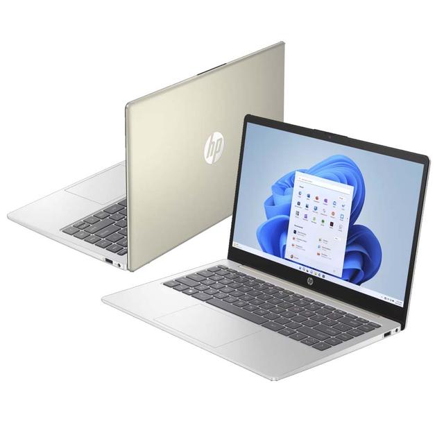 NOTEBOOK HP 14-EM0332AU (GOLD) : AMD R3-7320U,8GB,512GB SSD,14" FHD IPS SVA 250NITS,WIN 11 HOME+OHS 2021 (TAS A08JTAA)
