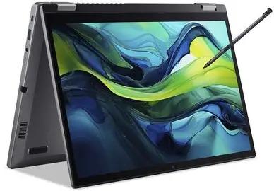 NOTEBOOK ACER ASPIRE SPIN ASP14-52MTN-706P  : INTEL CORE ULTRA 7-155U 16GB LPDDR5 1TB SSD /GRAPHICS 96EU 14" IPS TOUCHSCREEN WUXGA STYLUS WITH KEYBOARD BACKLIGHT W11 OHS24 (BACKPACK)