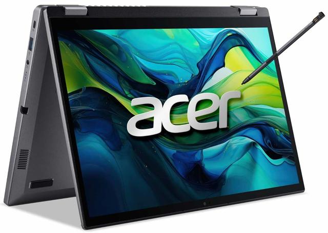 NOTEBOOK ACER ASPIRE SPIN ASP14-52MTN-706P  : INTEL CORE ULTRA 7-155U 16GB LPDDR5 1TB SSD /GRAPHICS 96EU 14" IPS TOUCHSCREEN WUXGA STYLUS WITH KEYBOARD BACKLIGHT W11 OHS24 (BACKPACK)