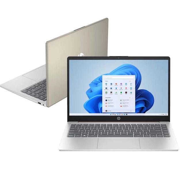 NOTEBOOK HP 14-EM0531AU (GOLD) : AMD R5-7530U,8GB.512GB SSD,14"FHD 250NITS, WIN 11+OHS (TAS-A08JTAA)