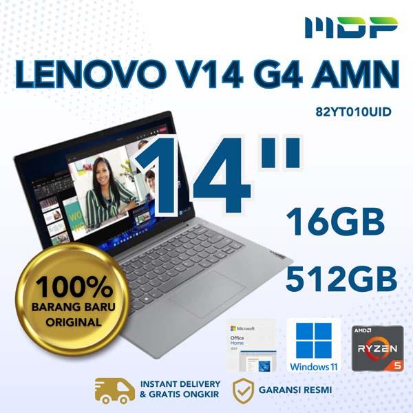 NOTEBOOK LENOVO V14 G4 AMN (82YT010UID) GREY : AMD R5-7520U,16GB,512GB SSD,14"FHD,WIN 11+OHS