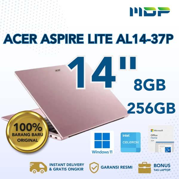NOTEBOOK ACER ASPIRE LITE AL14-37P- C39A (NUDE PINK ) : INTEL N150 8GB DDR4 256 SSD WUXGA 14" FHD W11 OHS24 COPILOT KEY + FREE M365BASIC 1Y  (BACKPACK)