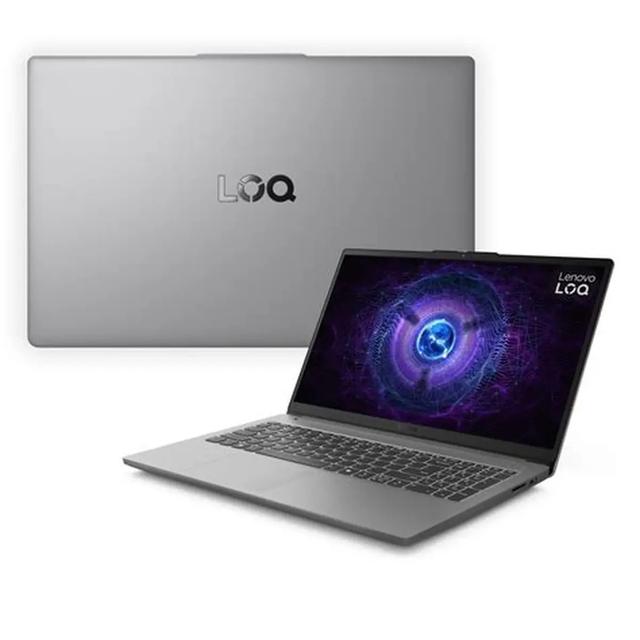 NOTEBOOK LENOVO LOQ 15ARP10E (83S0001BID) LUNA GREY : AMD R7-7735HS,16GB DDR5-4800,512GB SSD M.2 2242 PCIE,15.6"FHD IPS 300NITS,RTX4050 6GB,WIN 11 HOME+OHS+M365 (BACKPACK H70101)