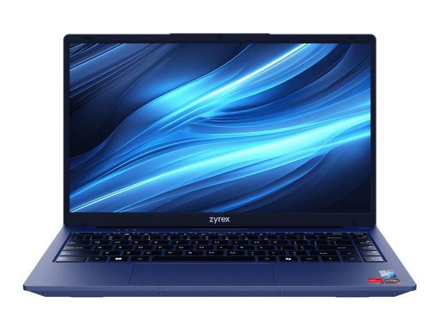 NOTEBOOK ZYREX D-TECH (BLUE) : AMD-RYZEN 5-3500U 14" (1366X768) 8GB, 256GB SSD NVME, WIFI + BT, W11 (BACKPACK)