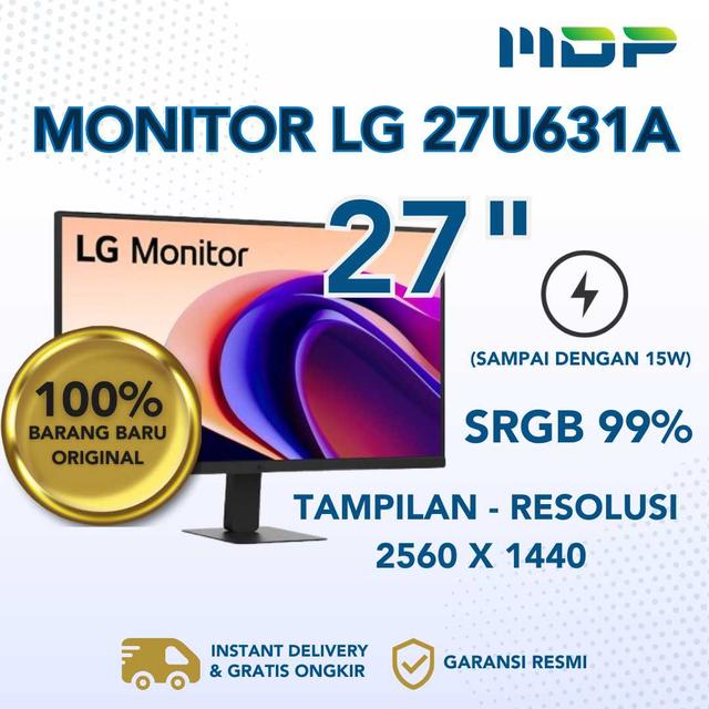 LCD MONITOR LG 27" 27U631A 
