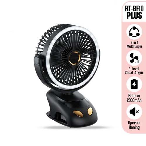 MINI FAN PORTABLE ROBOT RT-BF10 PLUS BLACK