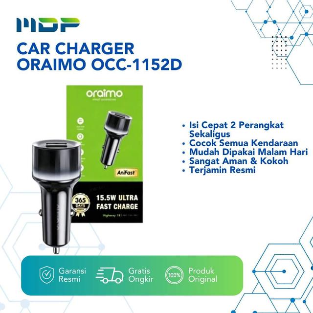 CAR CHARGER ORAIMO OCC-1152D