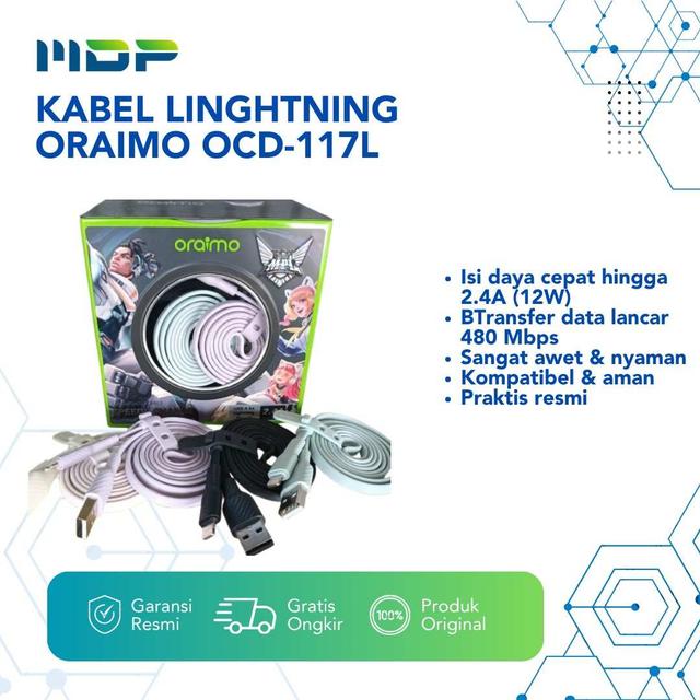 KABEL LIGHTNING ORAIMO OCD-117L