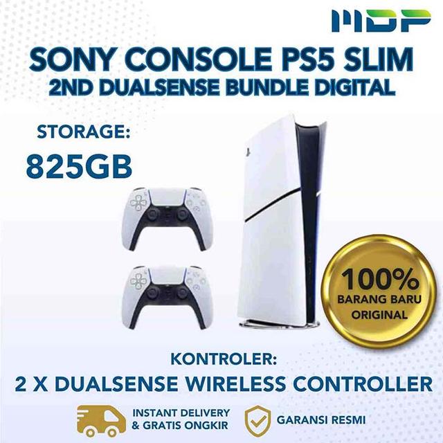 SONY CONSOLE PS5 SLIM 2ND DUALSENSE BUNDLE DIGITAL (E-CHASSIS) SONY ASIA-00498