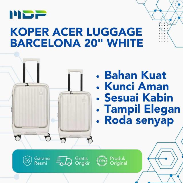 KOPER ACER LUGGAGE BARCELONA 20 " WHITE