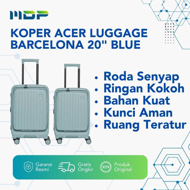 KOPER ACER LUGGAGE BARCELONA 20" BLUE