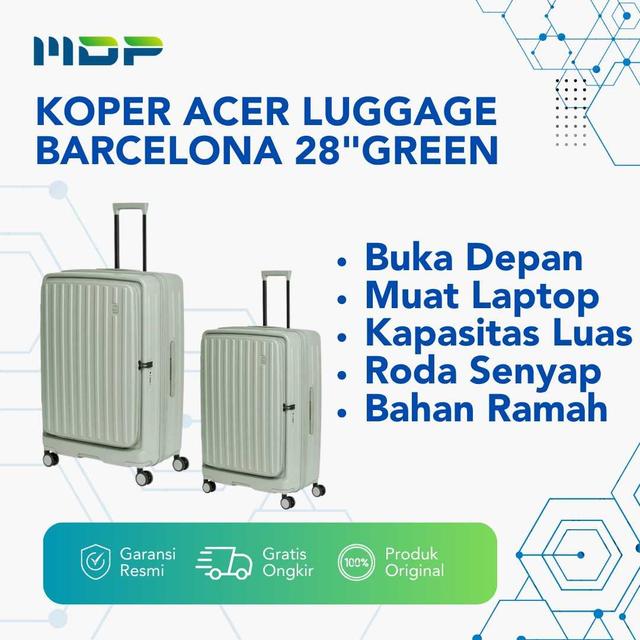 KOPER ACER LUGGAGE BARCELONA 28"GREEN