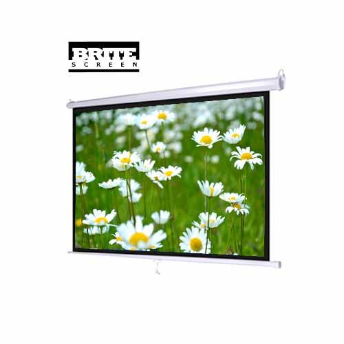 LAYAR MANUAL BRITE SCREEN 96" X 96"(MAS-2424)