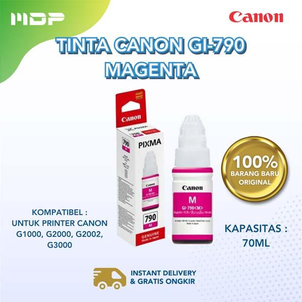 TINTA CANON GI-790 MAGENTA  (G1000/G1010/G2000/G2002/G2010/G3000/G3010/G4000/G4010)