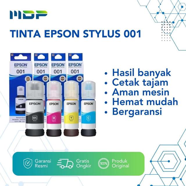 TINTA EPSON STYLUS 001 YELLOW 70ML (L4150/L4160/L6160/L6170/L6190