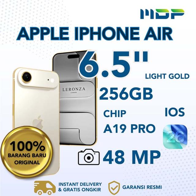 SMARTPHONE APPLE IPHONE AIR 256GB LIGHT GOLD #MG2N4PA/A (195950622973)
