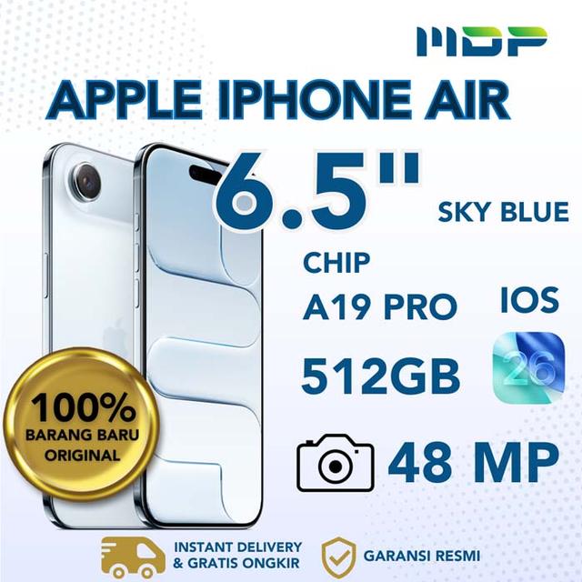 SMARTPHONE APPLE IPHONE AIR 512GB SKY BLUE (MG2V4PA/A)(195950623970)
