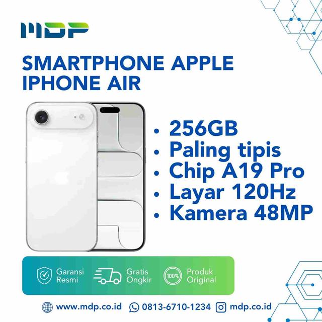 SMARTPHONE APPLE IPHONE AIR 256GB CLOUD WHITE (G103)(MG2M4SA/A)(195950622805)
