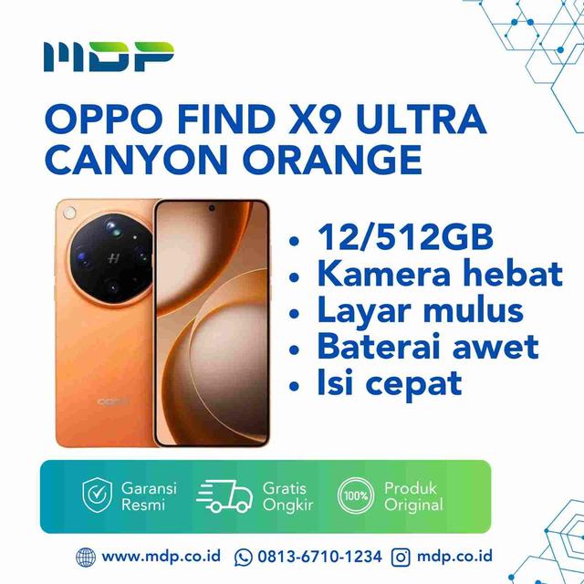 SMARTPHONE OPPO FIND X9 ULTRA 12/512GB CANYON ORANGE