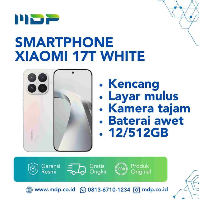 SMARTPHONE XIAOMI 17T 12/512GB WHITE