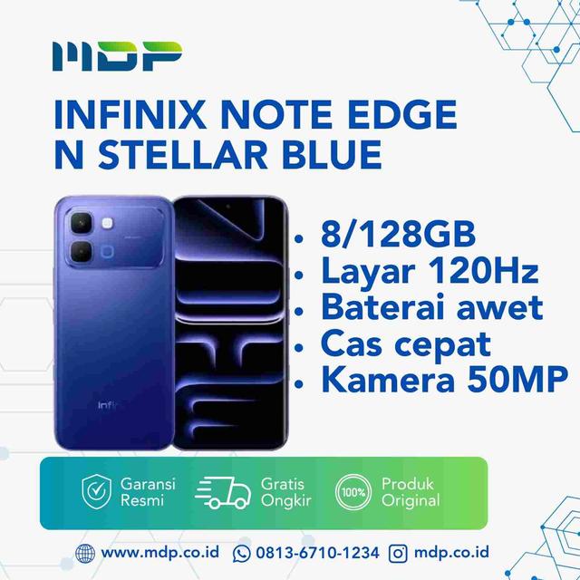 SMARTPHONE INFINIX NOTE EDGE 8/128 N STELLAR BLUE 